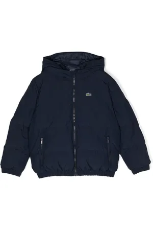 Lacoste Logo-appliqué padded bomber jacket