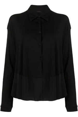 TRANSIT Panelled virgin wool-blend top