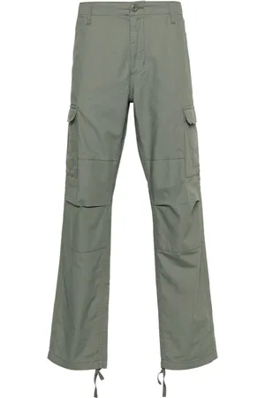 Carhartt Logo-appliqué cotton cargo trousers
