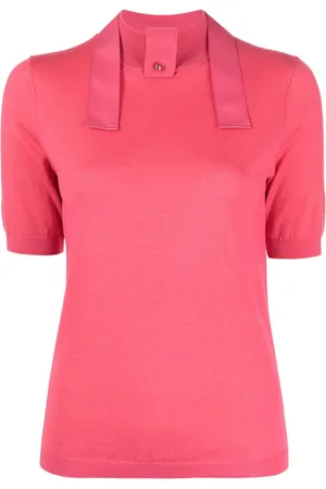Paule Ka Ribbon-trim wool top