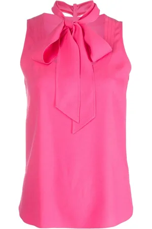 Moschino Bow-detail silk blouse