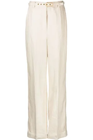 ZIMMERMANN Matchmaker straight-leg linen trousers