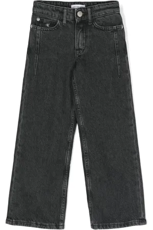 Calvin Klein High-rise wide-leg jeans