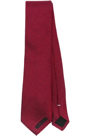 Moschino Embroidered silk tie