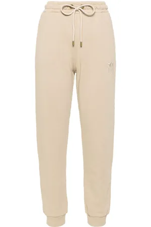 Pinko Logo-embroidered tapered track pants
