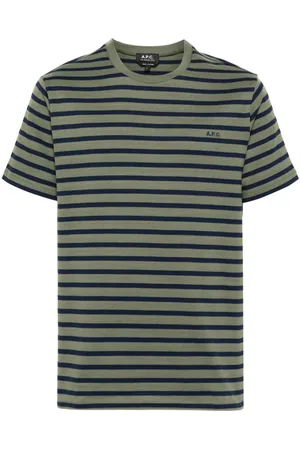 A.P.C. Emilien striped cotton T-shirt