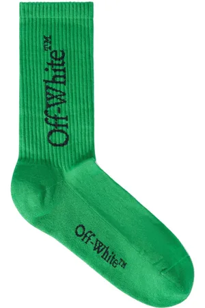 OFF-WHITE Mid Bookish ribbed socks