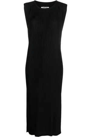 HENRIK VIBSKOV Pull plissé-crepe midi dress