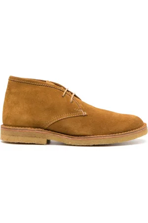 A.P.C. Lace-up suede boots