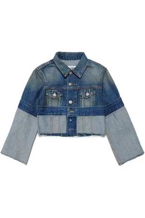 Maison Margiela Re-cut shaded denim jacket