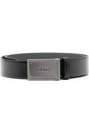 HUGO BOSS Logo-emed reversible leather belt