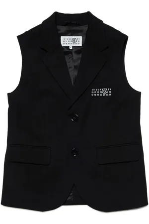 Maison Margiela Logo-embroidered vest