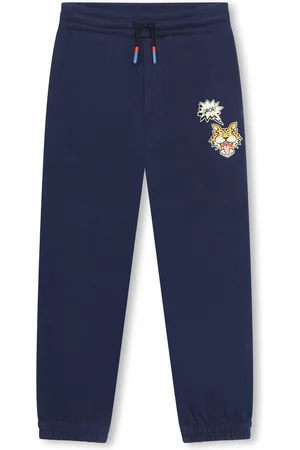 Kenzo Tiger-print cotton track pants
