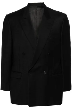 Pierre Cardin 1990s peak lapels double-breasted blazer