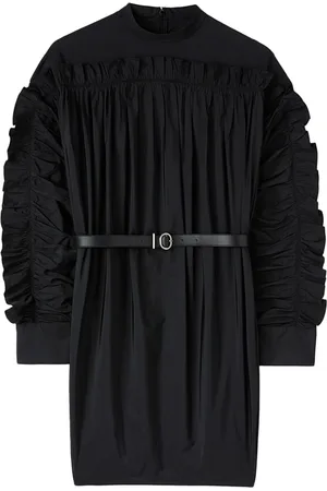 Jil Sander Ruffle-detail round-neck minidress