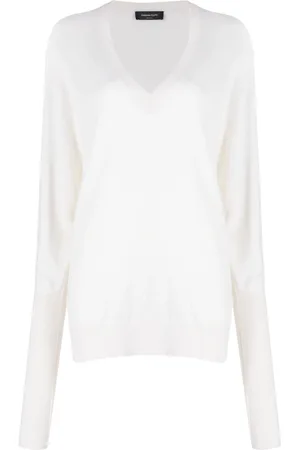 Fabiana Filippi V-neck fine-knit jumper