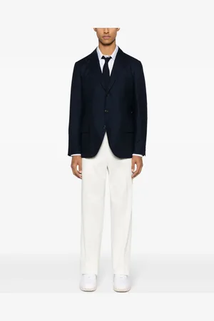 Thom Browne Straight-leg cotton tousers