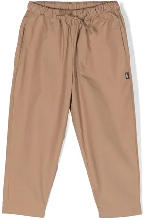 Msgm Parachute drawstring cotton trousers