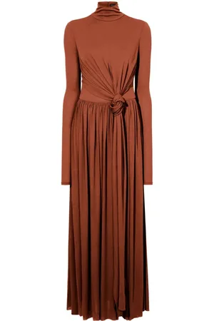 Proenza Schouler Meret tie-detail maxi dress