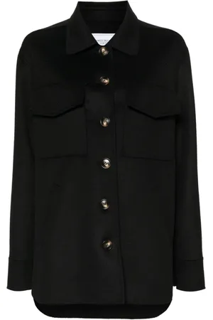 Forte Dei Marmi Slogan-embroidered wool jacket