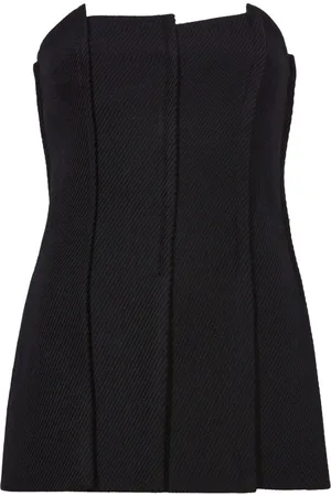 Proenza Schouler Corinne strapless twill top