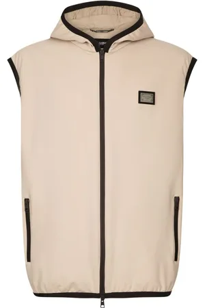 Dolce & Gabbana Logo-plaque hooded gilet