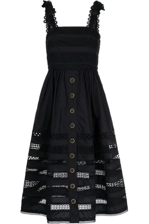 Cara Cara Nidhi lace-trim midi dress