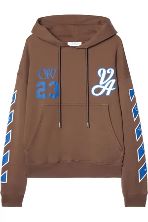 OFF-WHITE 23 Varsity Skate cotton hoodie