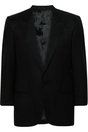 Pierre Cardin 1980s peak lapels wool blazer