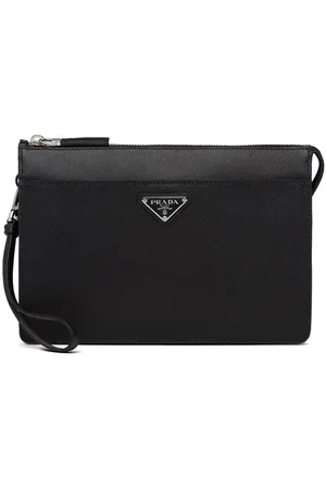 Prada Logo clutch bag