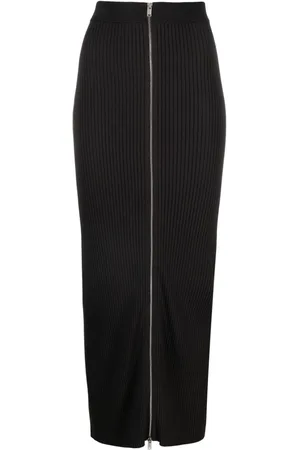 Nanushka Meika ribbed-knit midi skirt