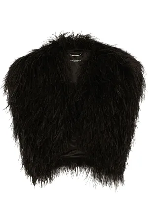 Dolce & Gabbana Feather bolero jacket