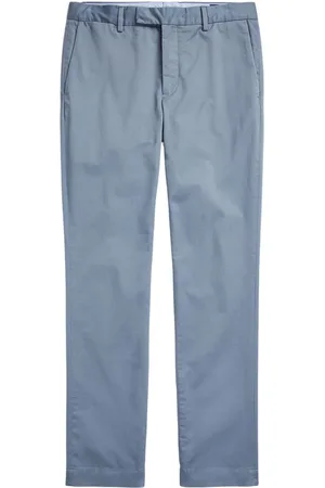 Ralph Lauren Logo-tag twill straight-leg trousers