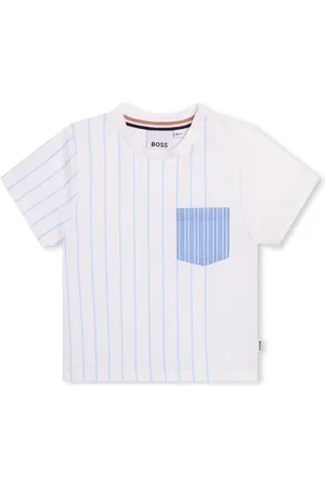 HUGO BOSS Striped cotton T-shirt