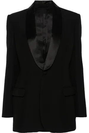WARDROBE.NYC Single-breasted wool blazer