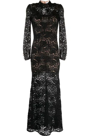 Self-Portrait Floral lace maxi dress