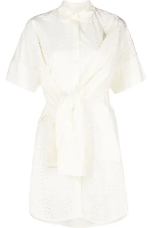 HENRIK VIBSKOV Fold broderie-anglaise shirtdress