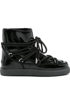 INUIKII Classic leather lace-up boots