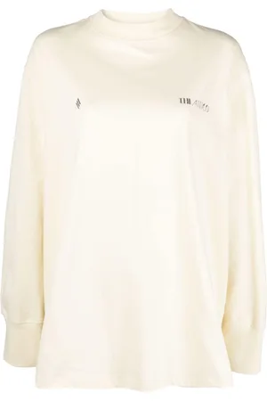 The Attico Logo-appliqué longsleeved cotton T-shirt
