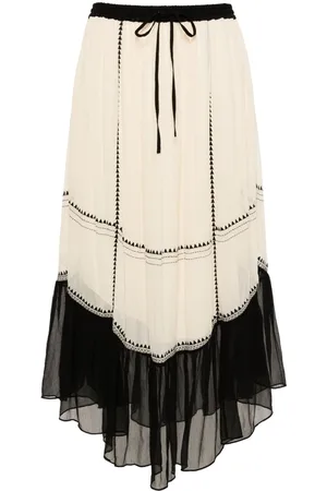 ULLA JOHNSON Freida silk maxi skirt