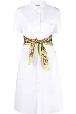 Moschino Tied midi shirt dress