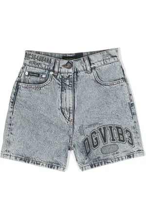 Dolce & Gabbana Logo-print denim shorts