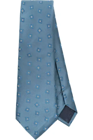 Giorgio Armani Floral-jacquard silk tie