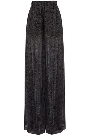 Nina Ricci Polka-dot muslin palazzo trousers
