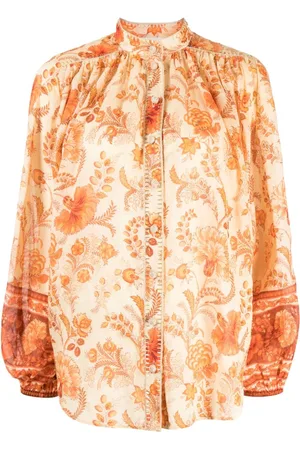 ZIMMERMANN Junie floral-print blouse