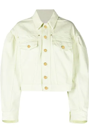 ULLA JOHNSON Cosette cropped denim jacket