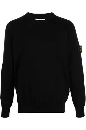 Stone Island Compass-badge cotton jumper