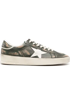 Golden Goose Stardan distressed leather sneakers