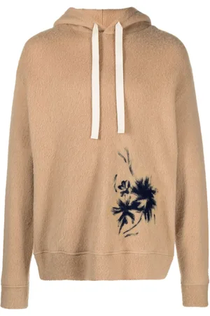 Jil Sander Floral-print drawstring hoodie