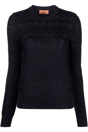 Missoni Zigzag crochet-knit jumper